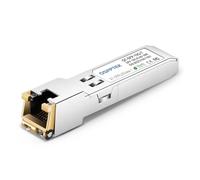 QSFPTEK 10G-T RJ45 SFP+ Cuivre RJ45 Port Module 10GBASE-T Transceiver pour Intel E10GSFPT, jusqu'à 30 m