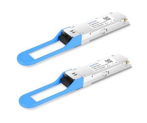 QSFPTEK 2Pack 100G QSFP28 Transceiver QSFP28 LR4 10km 1310 nm Module émetteur-récepteur optique compatibles Cisco QSFP-100G-LR4-S 10GBASE-LR4 QSFP28 1310 nm 10 km