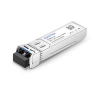 QSFPTEK Module SFP+ 10G 1310 nm 20 km DDM LC SFP+ émetteur-récepteur compatible avec Cisco SFP-10G, Ubiquiti UF-SM-10G, Mikrotik, Netgear, Zyxel, Qnap NAS, D-Link, autres commutateurs ouverts