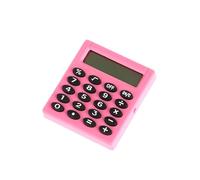 QSJ-Boutique Staacquering-Petite calculatrice carrée personnalisée,mini calculatrice de bonbons,électronique scolaire et de bureau,document créatif-Rose