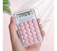 QSJ-Calculatrice silencieuse mignonne,Mini Version,petite calculatrice auxiliaire d'apprentissage Portable,fournitures scolaires pour la rentrée scolaire,étudiants/finance-02