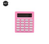 Qsj-Papeterie Boutique De Poche,Petite Calculatrice Carrée Personnalisée,Mini Couleur Bonbon,Électronique Scolaire Et De Bureau,Calculatrice Créative-Rose