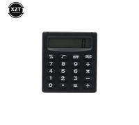 Qsj-Papeterie Boutique De Poche,Petite Calculatrice Carrée Personnalisée,Mini Couleur Bonbon,Électronique Scolaire Et De Bureau,Calculatrice Créative-Noir