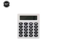 Qsj-Papeterie Boutique De Poche,Petite Calculatrice Carrée Personnalisée,Mini Couleur Bonbon,Électronique Scolaire Et De Bureau,Calculatrice Créative-Blanc