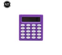 Qsj-Papeterie Boutique De Poche,Petite Calculatrice Carrée Personnalisée,Mini Couleur Bonbon,Électronique Scolaire Et De Bureau,Calculatrice Créative-Violet