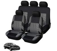 QSJKLC Voiture Ensembles de Housses Siège pour BMW F20 F22 F21 F30 F32 F33 F36 F06 F12 F13 X5 F15 X6 F16, Housses de Siège et d'Appuie-Tête, Sieges Housse de Protection Respirant,5 Seats-Grey