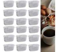 QSLKI 15x Filtre À Eau Pour Machine À Café, Cartouches De Filtre À Eau Pour Machine À Café, Compatible Avec Toutes Les Cafetières Cuisinart, De Rechange, À Charbon Actif Non Tissé (Rectangle)
