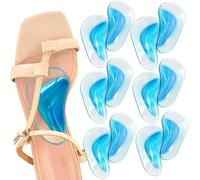 QSLKI 6PCS Coussin Plantaire Invisible, Semelle Intérieure En Silicone, Coussin Avant - Pied, Insert De Doublure De Talon, Chaussures Pour Soulager La Douleur Plantaire Chez Les Hommes Et Les Femmes