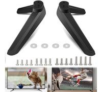 QSLKI Pieds pour TV, Pieds De Piédestal De Base TV Universels avec Vis, Meuble TV sur Pied, Support De TV pour Plat Et Incurvé TV LCD, pour La Plupart des Téléviseurs De 32, 40, 49, 50, 55 Pouces