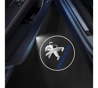 QSLLLY 2 Pièces Feux Bienvenue Voiture pour Peugeot 206 207 208 3008 308 307 406 407,LED Projection Logo Voiture Lumière Eclairage Porte Voiture Projecteur Accessoires Décoratifs