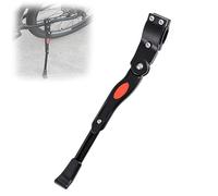 QSLLLY Bequille Velo pour Cube Supreme Hybrid One 500 Supreme Hybrid Pro 625,Vélo Alliage D'aluminium Réglables La Bequille Support en Caoutchouc Antidérapant Accessoires de Vélo,Black