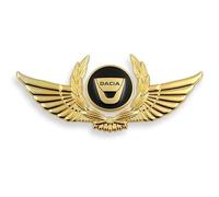 QSLLLY Emblème de Voiture Logo Badge pour Dacia Dokker 2012-2017 2017-2020,Capot Avant et Arrière et Logo du Coffre Decal Remplacement Pièces Accessoires Deco
