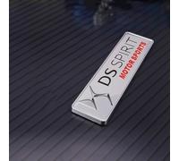 QSLLLY Emblème de Voiture Logo Badge pour DS 3 Crossback 2019-,Capot Avant et Arrière et Logo du Coffre Decal Remplacement Pièces Accessoires Deco