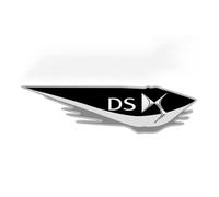 QSLLLY Emblème de Voiture Logo Badge pour DS DS3 DS4 DS5 DS6 DS7 DS9,Capot Avant et Arrière et Logo du Coffre Decal Remplacement Pièces Accessoires Deco
