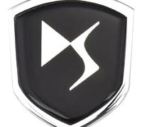 QSLLLY Emblème de Voiture Logo Badge pour DS Ds3 Ds4 Ds6 Ds4S Ds5 2000-2023,Capot Avant et Arrière et Logo du Coffre Decal Remplacement Pièces Accessoires Deco