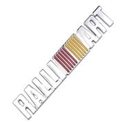 QSLLLY Emblème de Voiture Logo Badge pour Mitsubishi Ralliart Outlander 3 Pajero Sport L200,Capot Avant et Arrière et Logo du Coffre Decal Remplacement Pièces Accessoires Deco,B-Normal