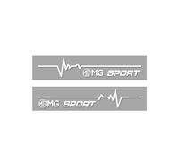 QSLLLY Emblème de Voiture Logo Badge pour Morris Garages MG MG5 MG6 MG3 ZS HS EZS,Capot Avant et Arrière et Logo du Coffre Decal Remplacement Pièces Accessoires Deco,B-Normal