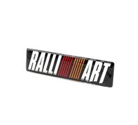 QSLLLY Emblème de Voiture Logo Badge pour Ralliart,Capot Avant et Arrière et Logo du Coffre Decal Remplacement Pièces Accessoires Deco