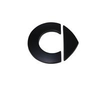 QSLLLY Emblème de Voiture Logo Badge pour Smart Forfour 453 2015-2019,Capot Avant et Arrière et Logo du Coffre Decal Remplacement Pièces Accessoires Deco