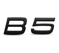 QSLLLY Emblème de Voiture Logo Badge pour Volvo B5,Capot Avant et Arrière et Logo du Coffre Decal Remplacement Pièces Accessoires Deco