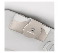 QSLLLY Porte Lunettes Voiture pour Citroen C1 C2 C3 C4 C5 C6 C7 C8,Multifunctional Porte Lunettes Pare Soleil Support Lunettes de Soleil et Cartes Accessoire Interieur,B