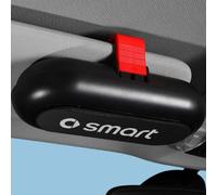 QSLLLY Porte Lunettes Voiture pour Smart Fortwo 450 451 453 Forfour 454,Multifunctional Porte Lunettes Pare Soleil Support Lunettes de Soleil et Cartes Accessoire Interieur