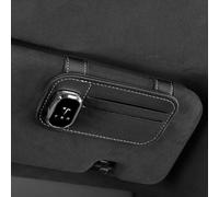 QSLLLY Porte Lunettes Voiture pour Tesla Model 3 Model Y Model S Model X,Multifunctional Porte Lunettes Pare Soleil Support Lunettes de Soleil et Cartes Accessoire Interieur,B