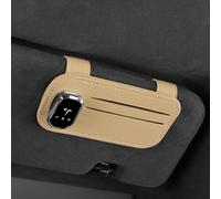 QSLLLY Porte Lunettes Voiture pour Tesla Model 3 Model Y Model S Model X,Multifunctional Porte Lunettes Pare Soleil Support Lunettes de Soleil et Cartes Accessoire Interieur,D