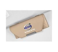 QSLLLY Porte Lunettes Voiture pour Volvo ES90 EX90 XC100,Multifunctional Porte Lunettes Pare Soleil Support Lunettes de Soleil et Cartes Accessoire Interieur,A