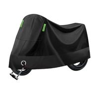 qsms01 Housse de Moto Imperméable Compatible pour Indian Motorcycle Chieftain Limited - Protection UV, Anti-Poussière, Antirouille, Portable, Accessoire de Rangement Moto Toutes Saisons,A/Black