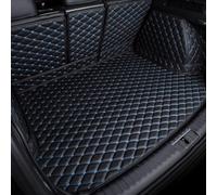 qsms01 Tapis de Coffre Tout Inclus Compatible pour Mercedes-Benz GLE Coupe 2015-2018, Imperméable, Antidérapant, Anti-Rayures, Protection en Cuir,D/BlackBlue