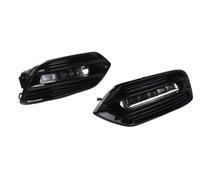 Qsnfda Circulation Diurne Pour HRV Pour HR-V Pour Vezel 2018-2021 Jaune Clignotant Voiture DRL Antibrouillard LED Feux Diurnes(Blanc)