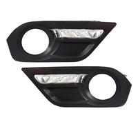 Qsnfda Circulation Diurne Pour Isuzu Pour MU-X 2014-2016 Led Feux Diurnes DRL Clignotants Dynamiques Antibrouillard Blanc Jaune 12V