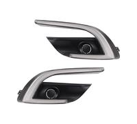 Qsnfda Circulation Diurne Pour Mazda 3 Pour Axela 2017 2018 LED Feux Diurnes DRL De Jour Avec Clignotant Jaune Antibrouillard(D,White and Yellow)