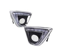 Qsnfda Circulation Diurne Pour Mazda Pour Cx-5 2012-2016 12V Led Voiture Feux Diurnes Drl Avec Trou De Phare Antibrouillard(Model B)