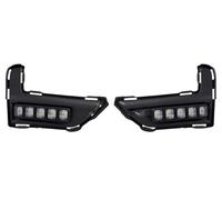 Qsnfda Circulation Diurne Pour Nissan Pour X-trail 2017-2020 Feux Diurnes DRL Couvercle De Phare Antibrouillard Lumière Du Jour Avec Clignotant Jaune(A,White Yellow Blue)