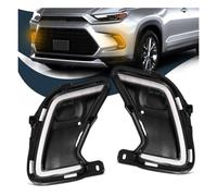 Qsnfda Circulation Diurne Pour Toyota Pour Grand Pour Highlander 2024 2025 Feux Diurnes Pare-chocs Avant Clignotants Phares 12V LED DRL(Only DRL)