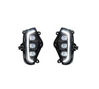Qsnfda Circulation Diurne Pour Toyota Pour Rav4 2019-2023 Modifié Plein Led Drl Antibrouillard Voiture LED Feux Diurnes