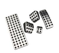Qsnfda Couvre Pédale Couvre-pédales en Acier Inoxydable, antidérapants, sans perceuse, pour Benz, pour W164, pour W166, pour V251 LHD Pédales Voiture