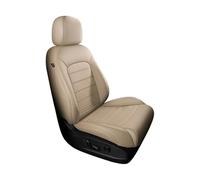 Qsnfda Couvre Siège pour Cayenne pour 996 pour Macan pour Boxster Housses De Siège Auto en Cuir Accessoires De Luxe Imperméables pour Intérieur De Voiture(Full Set Beige)