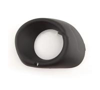 Qsnfda Feu Avant Antibrouillard Pour Mitsubishi Pour Outlander 2013-2015 Cover Grill Bezel Silver Black Frame Shell LED Halogen Fog Light Cover(Black R)