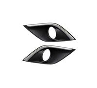 Qsnfda Feu Avant Antibrouillard Pour Mitsubishi Pour Outlander 2016-2018 2019-2021 Front Bumper Fog Light Cover Frame Lamp Bezel Cover Grill(2016-18 Pair)