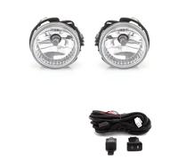 Qsnfda Feu Avant Antibrouillard Pour Subaru Pour Impreza Pour WRX Pour STI Pour Forester 2008-2013 Front Bumper FogLight Far Driving Fog Lamp Fog Light(Halogen and Wires)