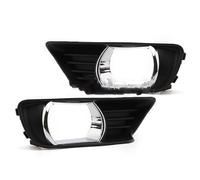 Qsnfda Feu Avant Antibrouillard Pour Toyota Pour Camry Pour XV40 2007 2008 2009 Pre-facelift Phare Fog Lights Fog Lamp Cover Grill Bezel LED Fog Light(2 x Chrome Covers)