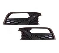 Qsnfda Feu Avant Antibrouillard Pour VW Pour Polo Pour GTI 2014-2017 Enjoliveur De Pare-chocs Avant Feu Antibrouillard Cache Calandre Couvercle Capot(Left right)