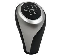 Qsnfda Pommeaux De Leviers De Vitesse Pour BMW Série 1 3 4 F30 F31 F34 F35 F32 F33 F36 F20 F21 F80 F87 F82 F83 M2 M4 Pommeau Levier Vitesse(5 speed silver)