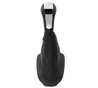 Qsnfda Pommeaux De Leviers De Vitesse Pour Chevrolet Pour Chevy Pour Spark 2011-2016 Soufflet Pommeau Levier Vitesse Couvercle Frein À Main Soufflet Stationnement Coffre(Chrome)