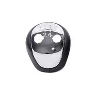 Qsnfda Pommeaux De Leviers De Vitesse Pour Kia Pour Ceed Pour Cerato Pour Rio 2 Pommeau Levier Vitesse À 5 Vitesses Poignée Stylo Boule Tête Manuelle(Bright Silver)