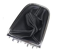 Qsnfda Pommeaux De Leviers De Vitesse Pour Opel Pour Astra J Pour GTC Soufflet Changement Vitesse Manuel Ligne Blanche Pommeau Levier Couvercle Boîte Vitesses