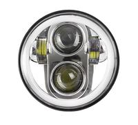 Qsnfda Principal Phare Pour Cadillac Pour Calais Pour DeVille Phares À LED 5,75 Pouces Phare Rond À LED Blanc DRL Ambre Angel Eyes Halo Feux Avant
